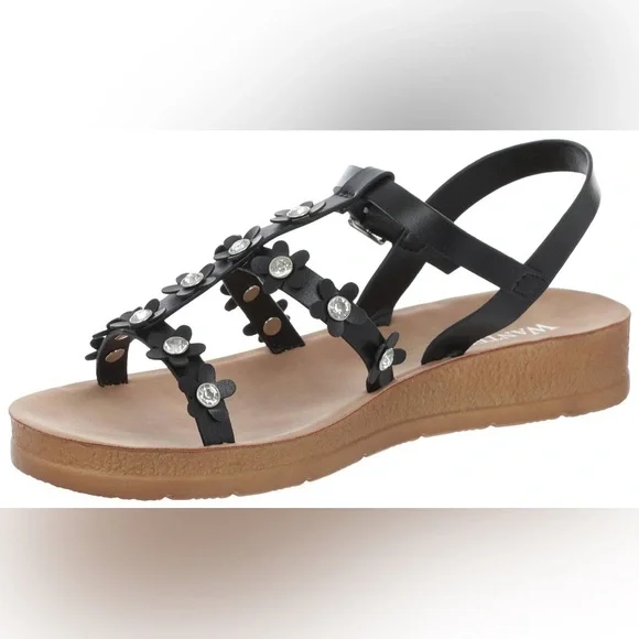 WANTED Womens Dolce Daisy Floral Strappy Sandals Size 11 NEW - Picture 16 of 16